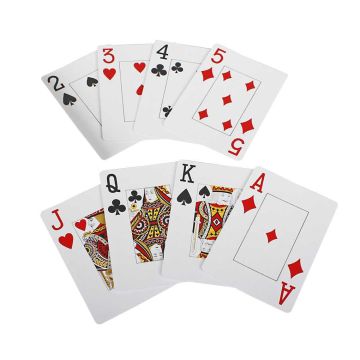 Large Face Playing Cards (Set of 12)
