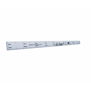 1 Metre Magnetic Whiteboard Ruler - Set of 4
