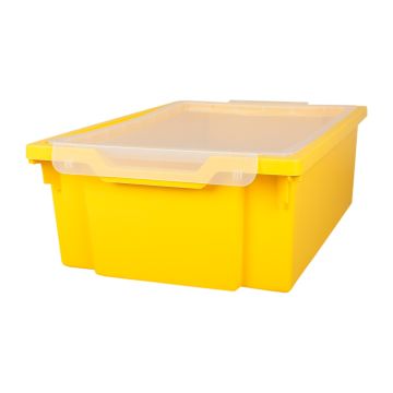 Gratnells Tray with Lid - Deep (Yellow)