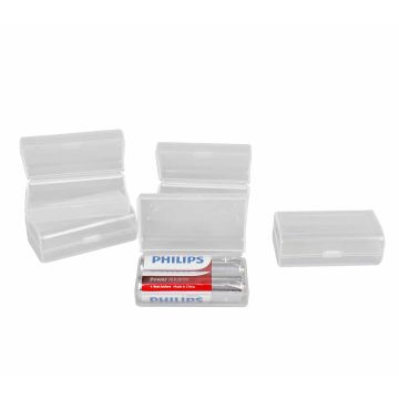 Battery Storage Box - Dual AA (Set of 5)