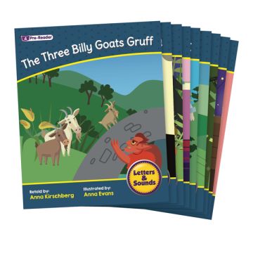 Decodable Readers - Letters & Sounds - Phase 1 - Phonemic Awareness - Fiction - Set 2 - 12 Titles